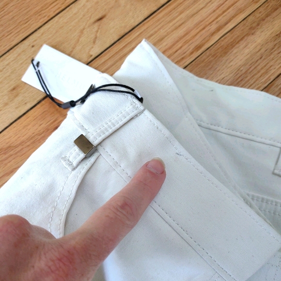 Helmut lang ivory "creased jean" canvas pants - Picture 7 of 8